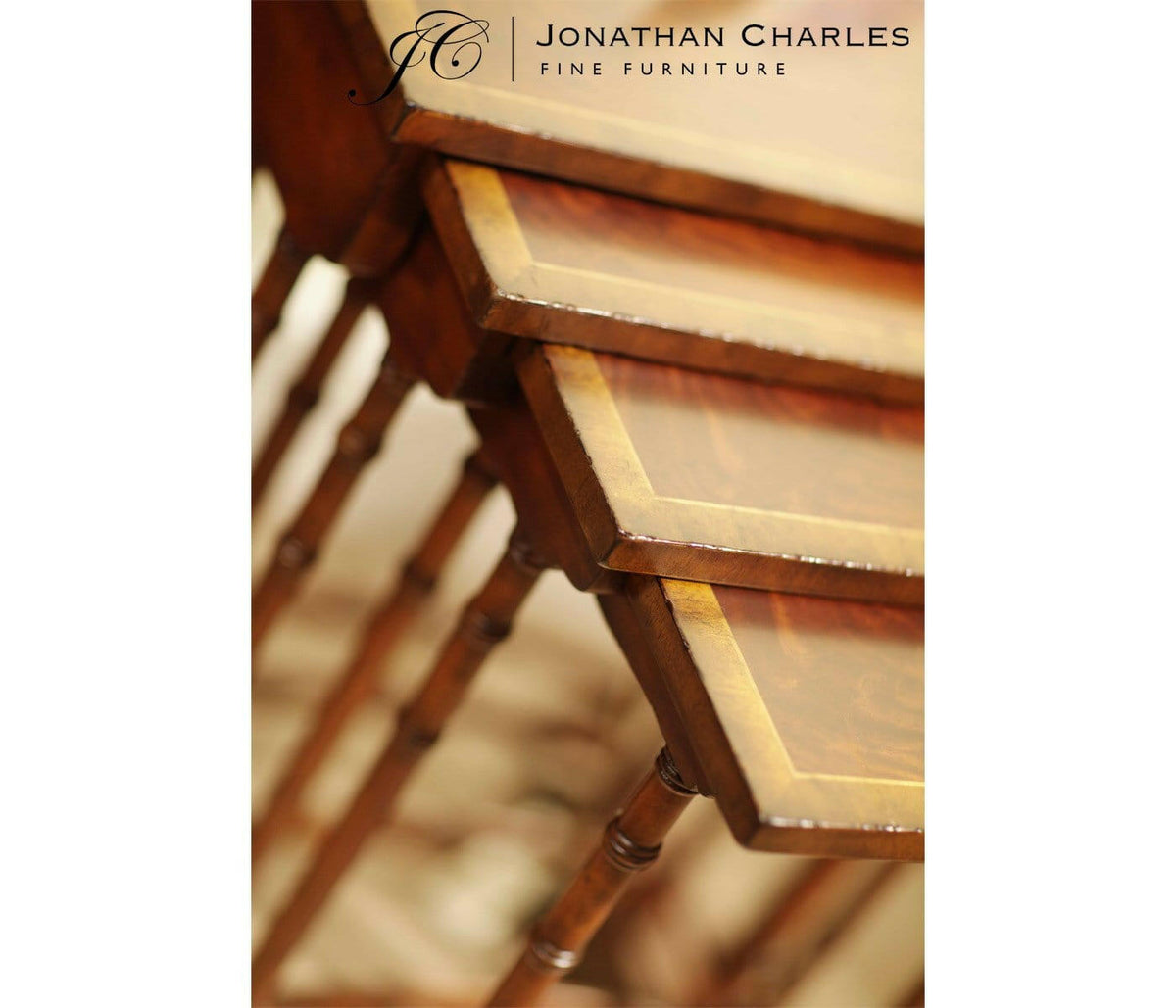 Jonathan Charles Nest of Tables Georgian.