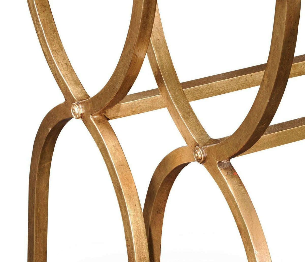 Jonathan Charles Nest of Tables Horseshoe - Gilded.