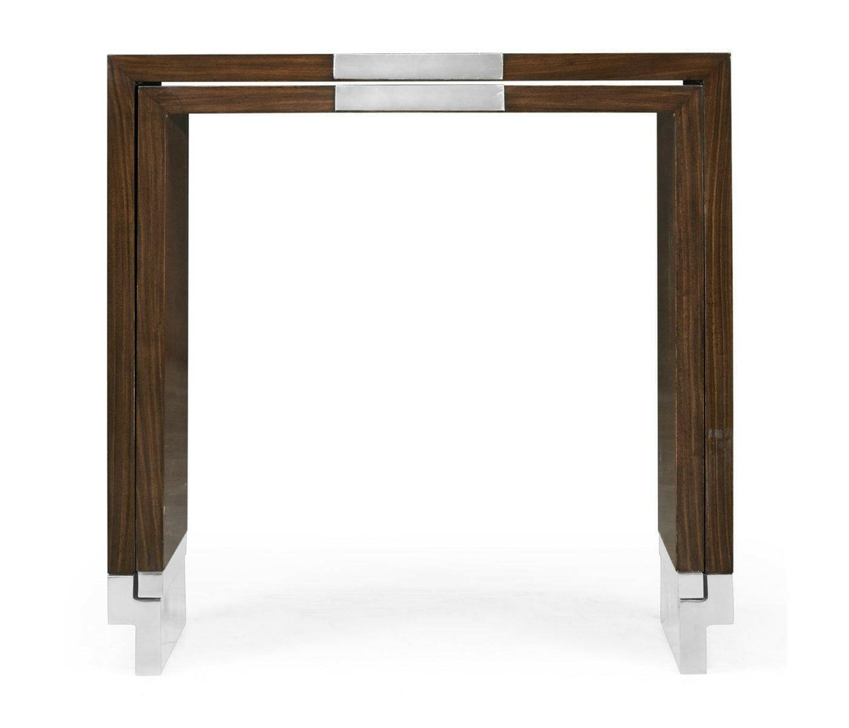Jonathan Charles Nest of Tables Military in Santos Rosewood.