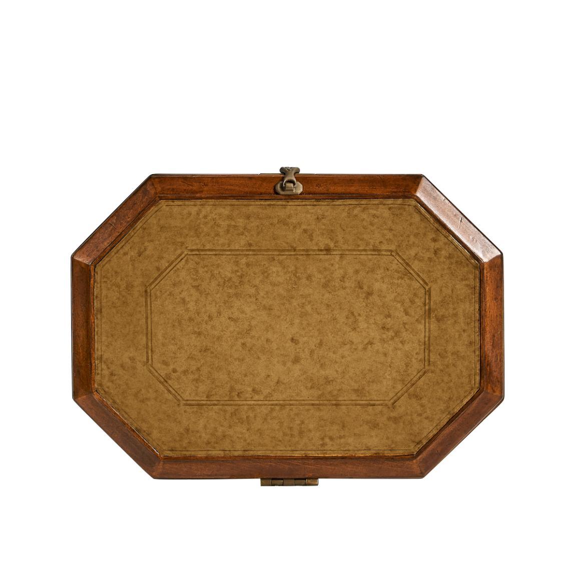 Jonathan Charles Octagonal Table with Lid Victorian.