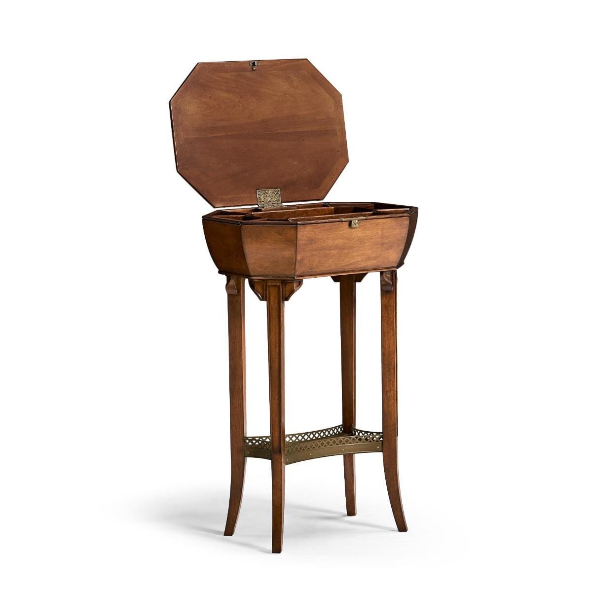 Jonathan Charles Octagonal Table with Lid Victorian.