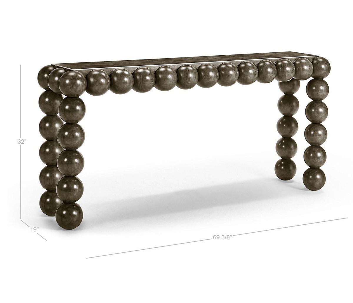 Jonathan Charles Orb Console Table.