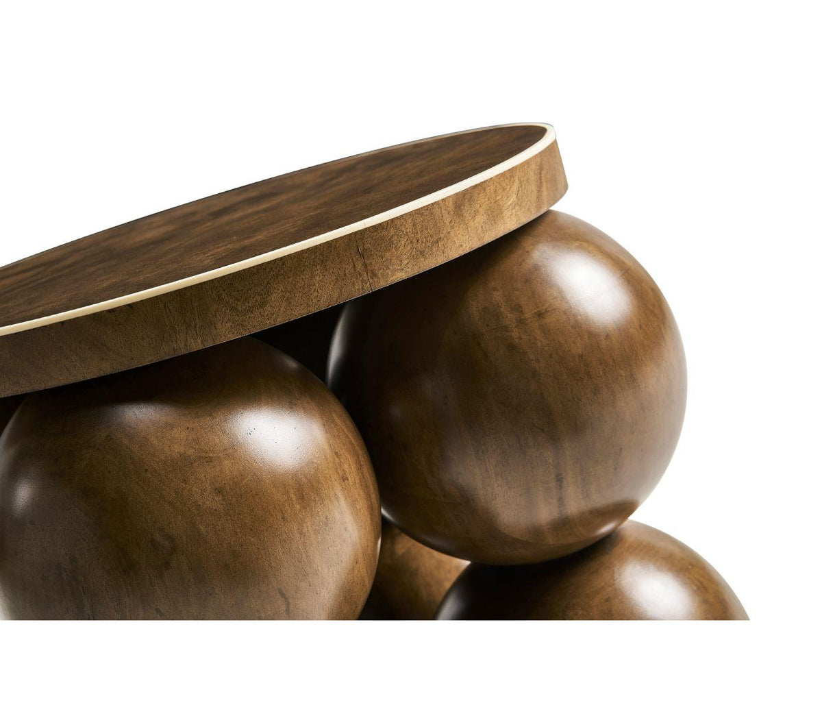 Jonathan Charles Orb Round Accent Table.