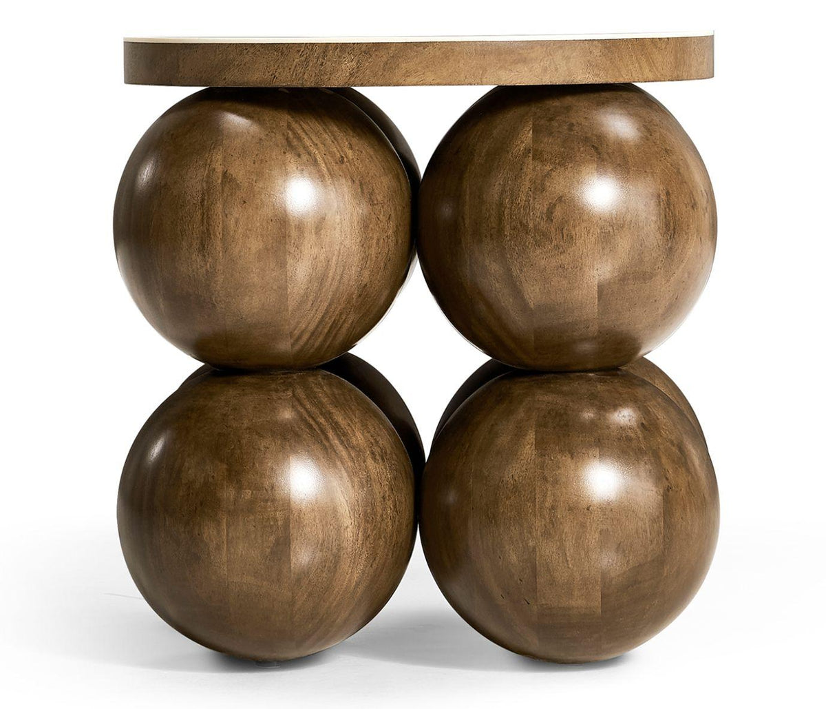 Jonathan Charles Orb Round Accent Table.