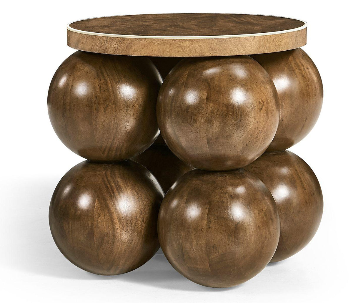 Jonathan Charles Orb Round Accent Table.
