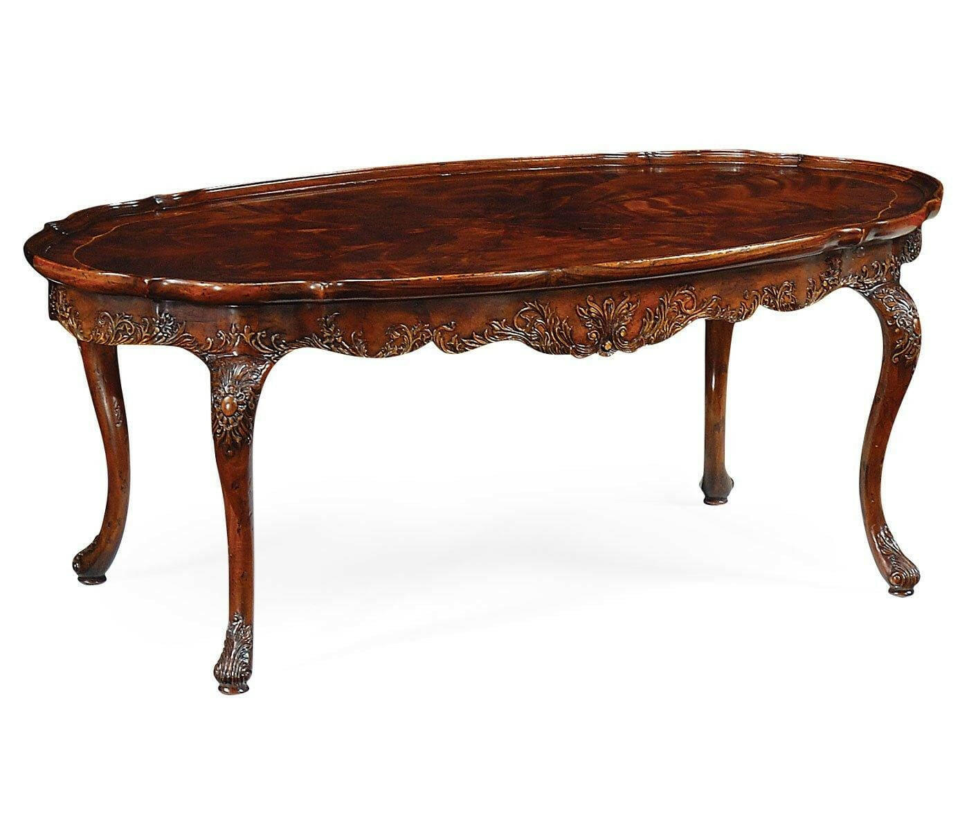 Jonathan Charles Living Jonathan Charles Oval Coffee Table George Iii in Mahogany House of Isabella UK