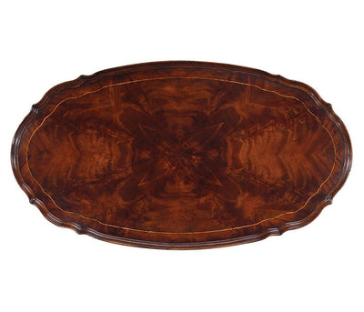 Jonathan Charles Living Jonathan Charles Oval Coffee Table George Iii in Mahogany House of Isabella UK