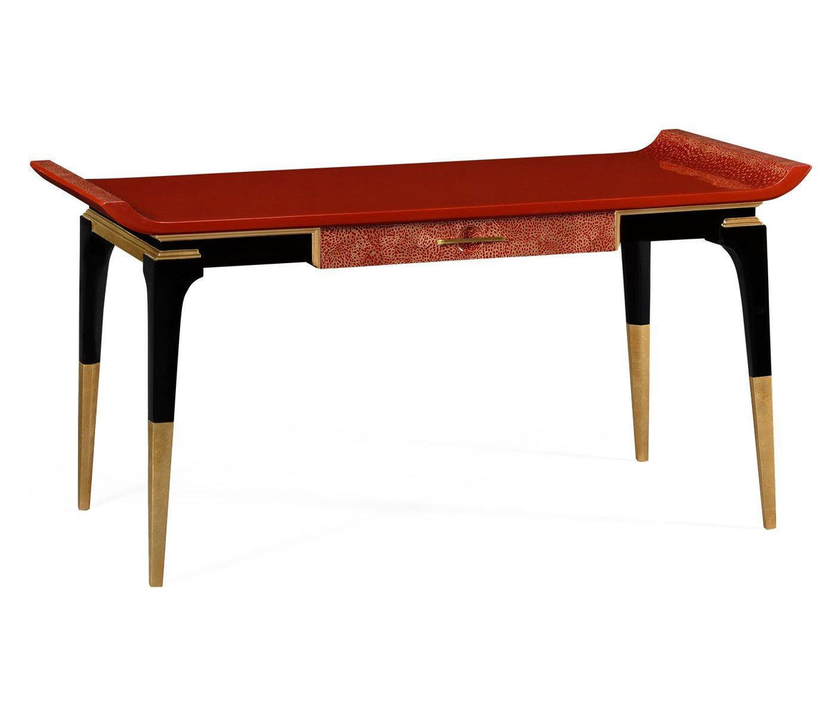Jonathan Charles Red Emperor Desk.