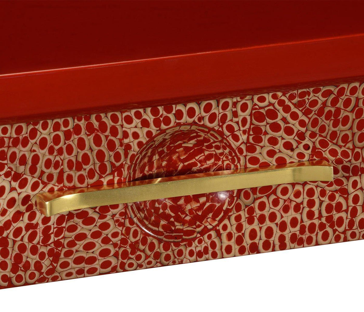 Jonathan Charles Red Emperor Desk.