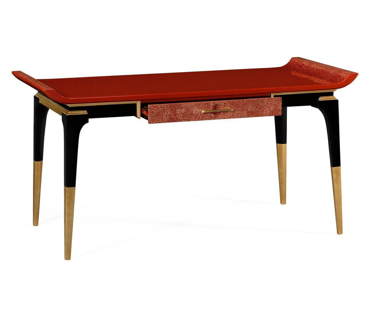 Jonathan Charles Red Emperor Desk.