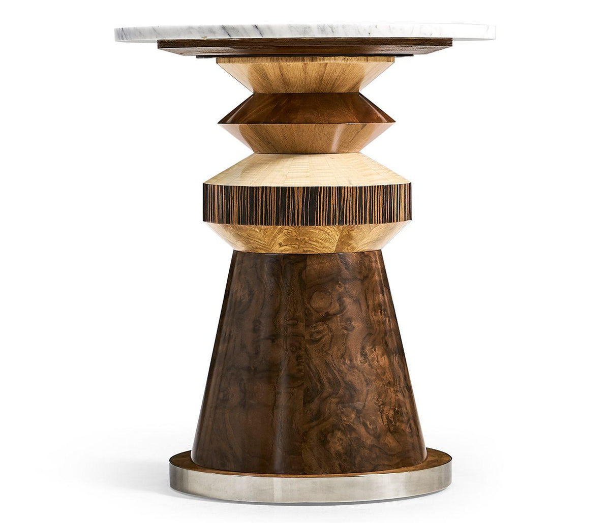 Jonathan Charles Rook Round Accent Table.