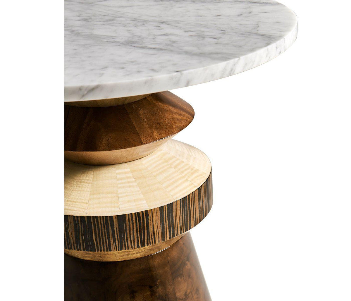 Jonathan Charles Rook Round Accent Table.