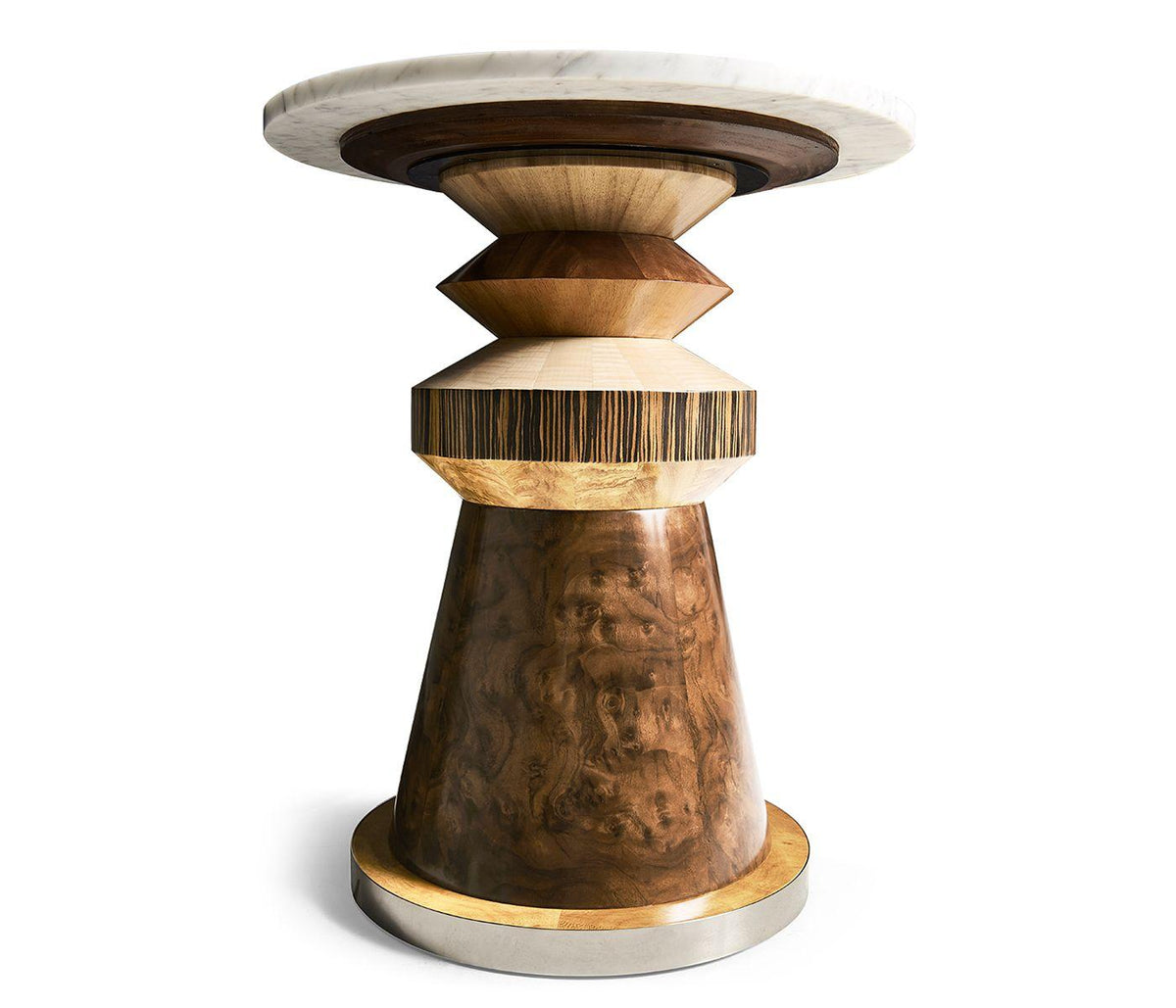 Jonathan Charles Rook Round Accent Table.