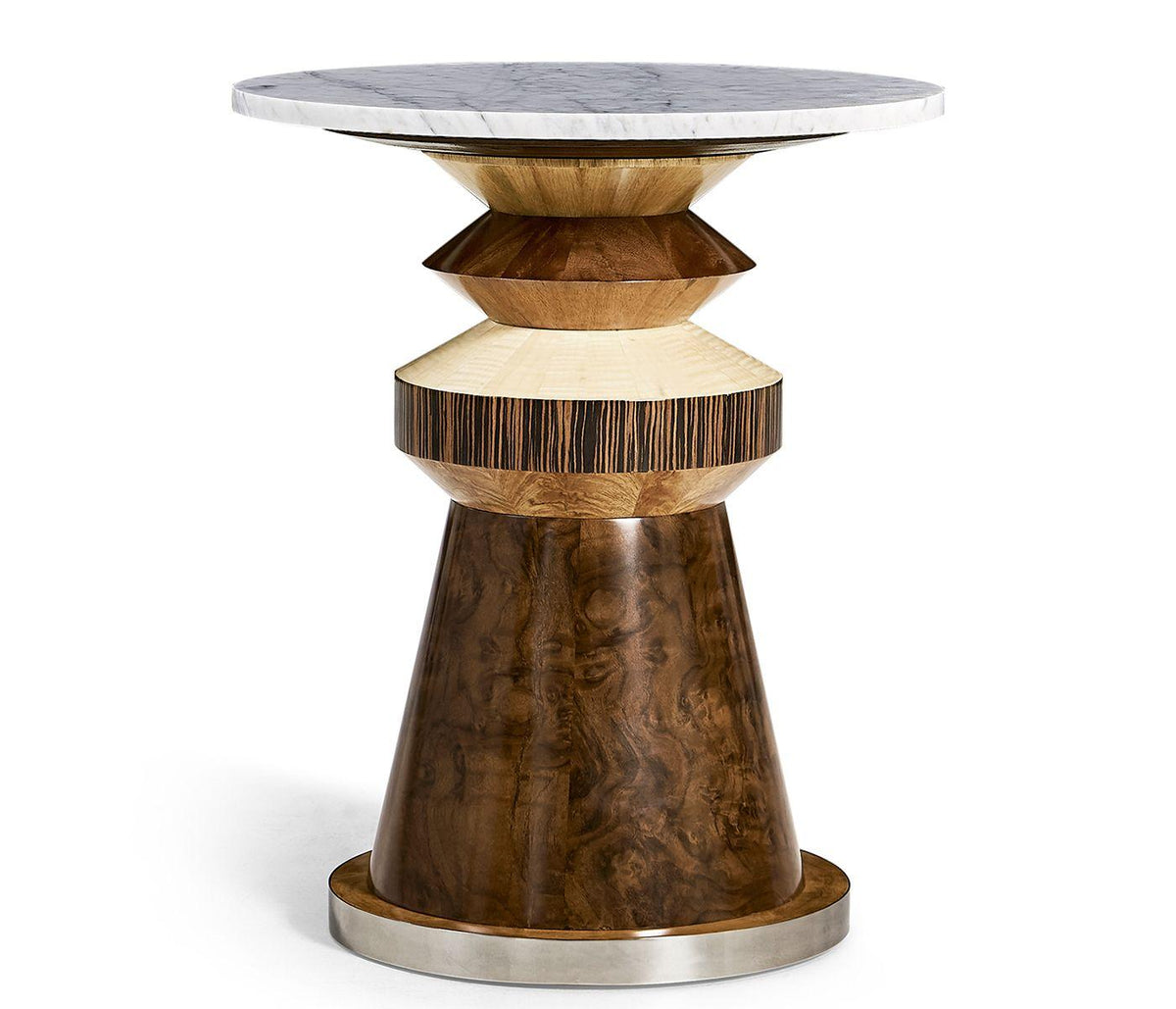 Jonathan Charles Rook Round Accent Table.