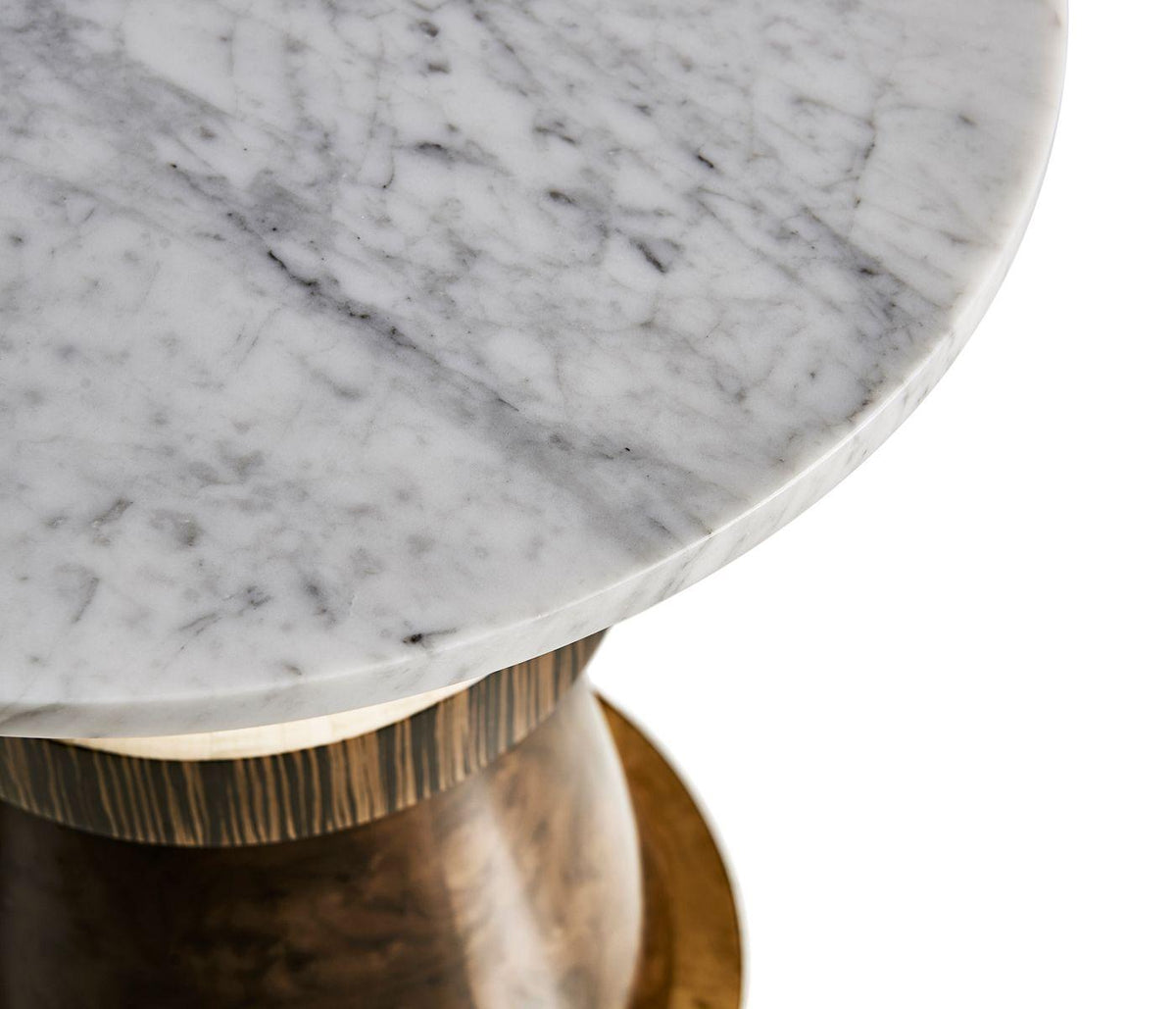 Jonathan Charles Rook Round Accent Table.