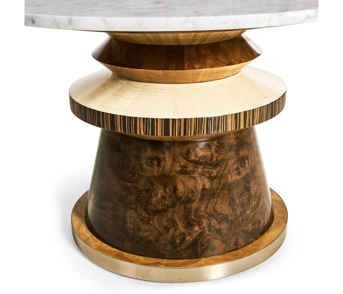 Jonathan Charles Rook Round Cocktail Table.