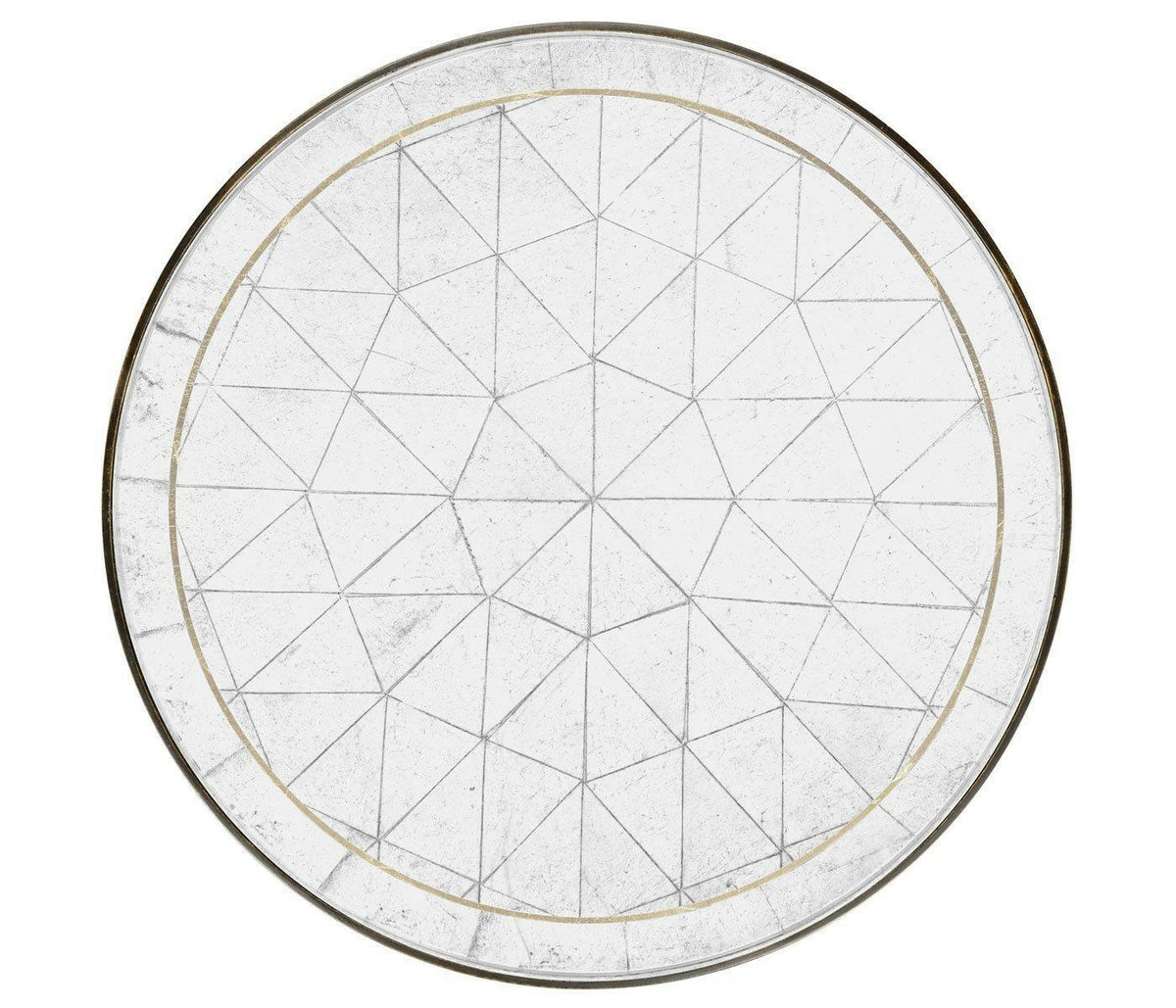 Jonathan Charles Round Accent Table Contemporary - Bronze.