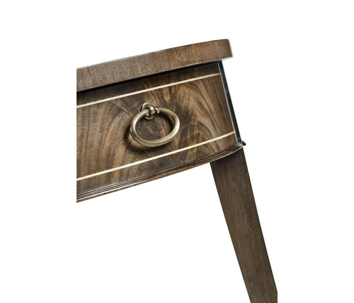 Jonathan Charles Round Bleached Mahogany Side Table.