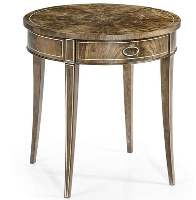 Jonathan Charles Living Jonathan Charles Round Bleached Mahogany Side Table House of Isabella UK