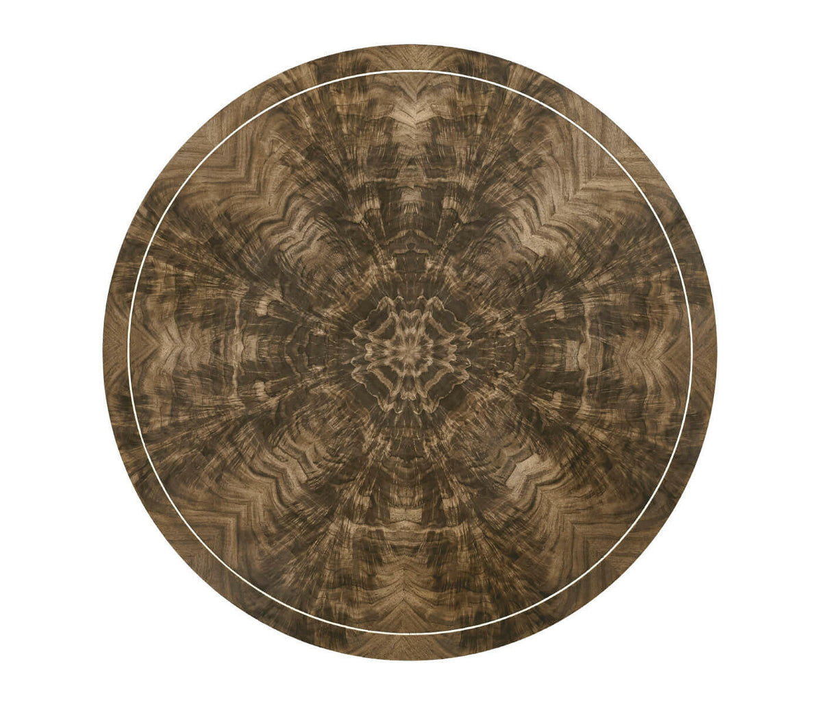 Jonathan Charles Round Bleached Mahogany Side Table.