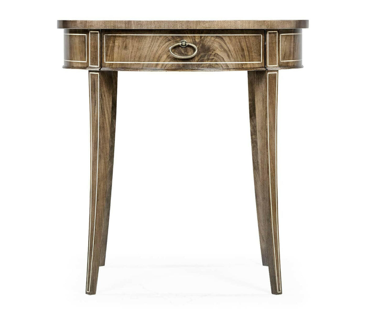 Jonathan Charles Round Bleached Mahogany Side Table.