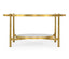 Jonathan Charles Living Jonathan Charles Round Coffee Table Contemporary - Gilded Iron House of Isabella UK