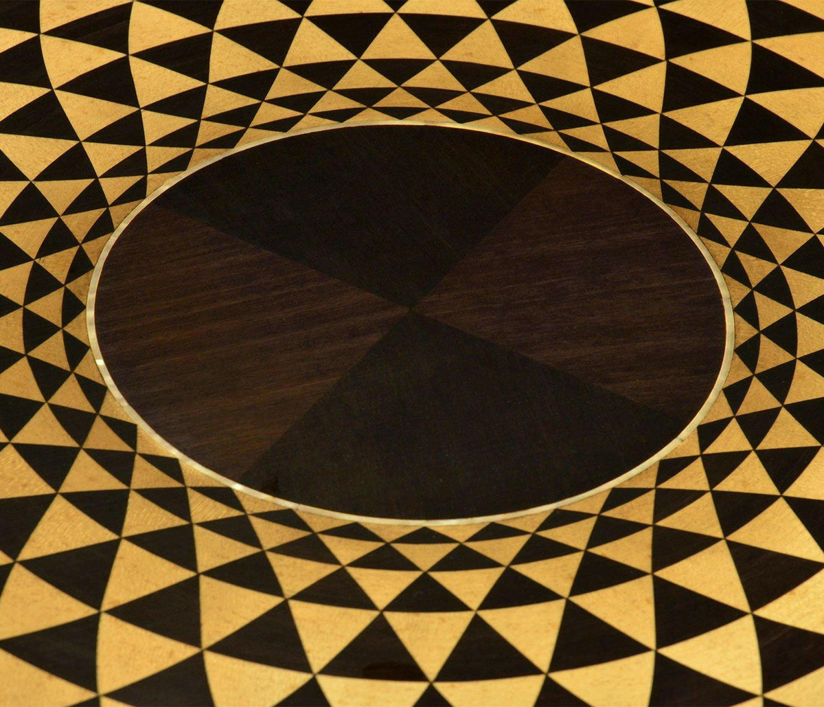 Jonathan Charles Round Lamp Table Helix.