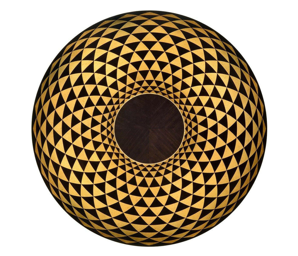 Jonathan Charles Round Lamp Table Helix.