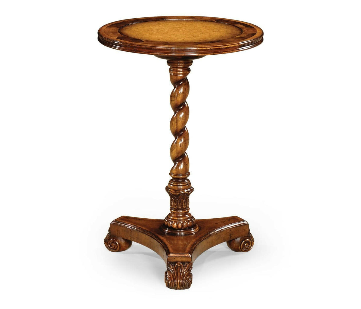 Jonathan Charles Round Lamp Table Oyster.