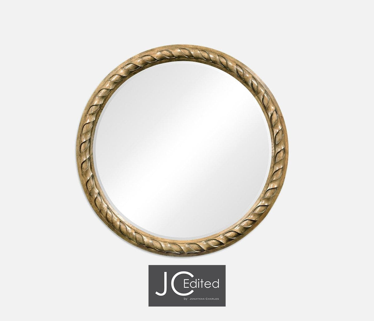 Jonathan Charles Round Mirror English.