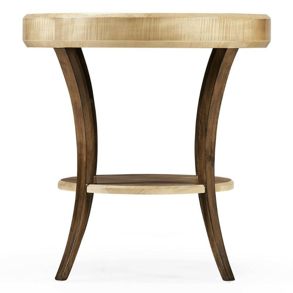 Jonathan Charles Round Side Table Art Deco.