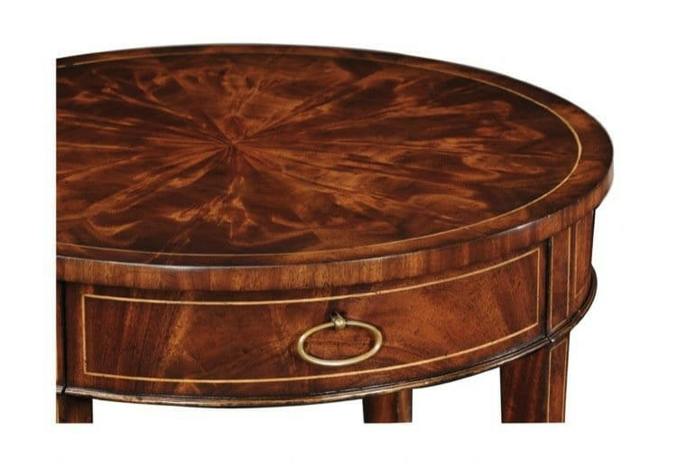 Jonathan Charles Round Side Table Fine Stringing.