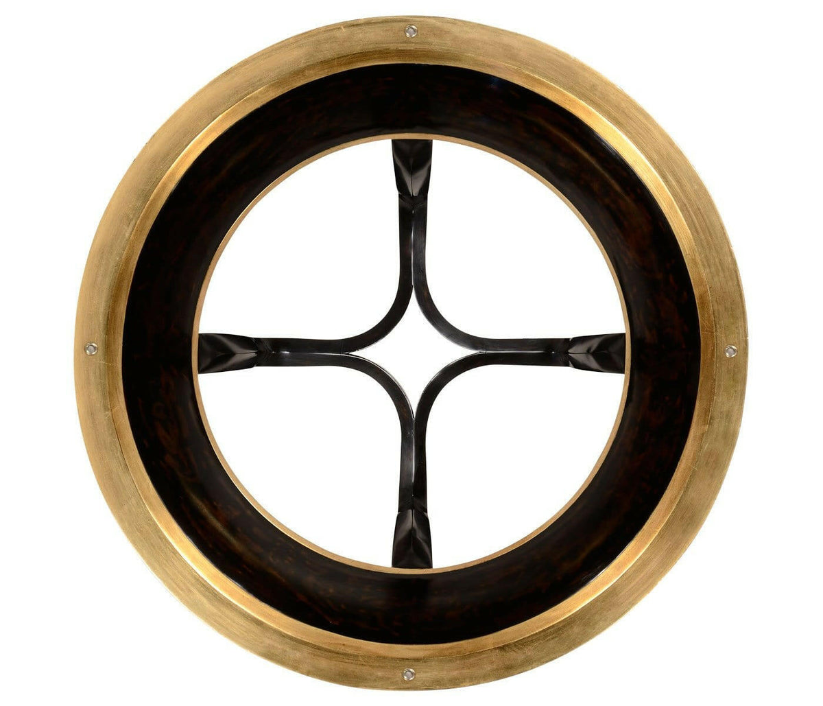 Jonathan Charles Round Side Table Modernist Stepped.