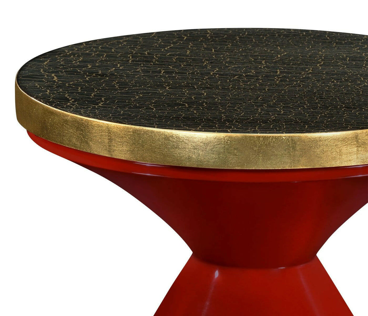 Jonathan Charles Round Wine Table Hourglass - Emperor & Charcoal.