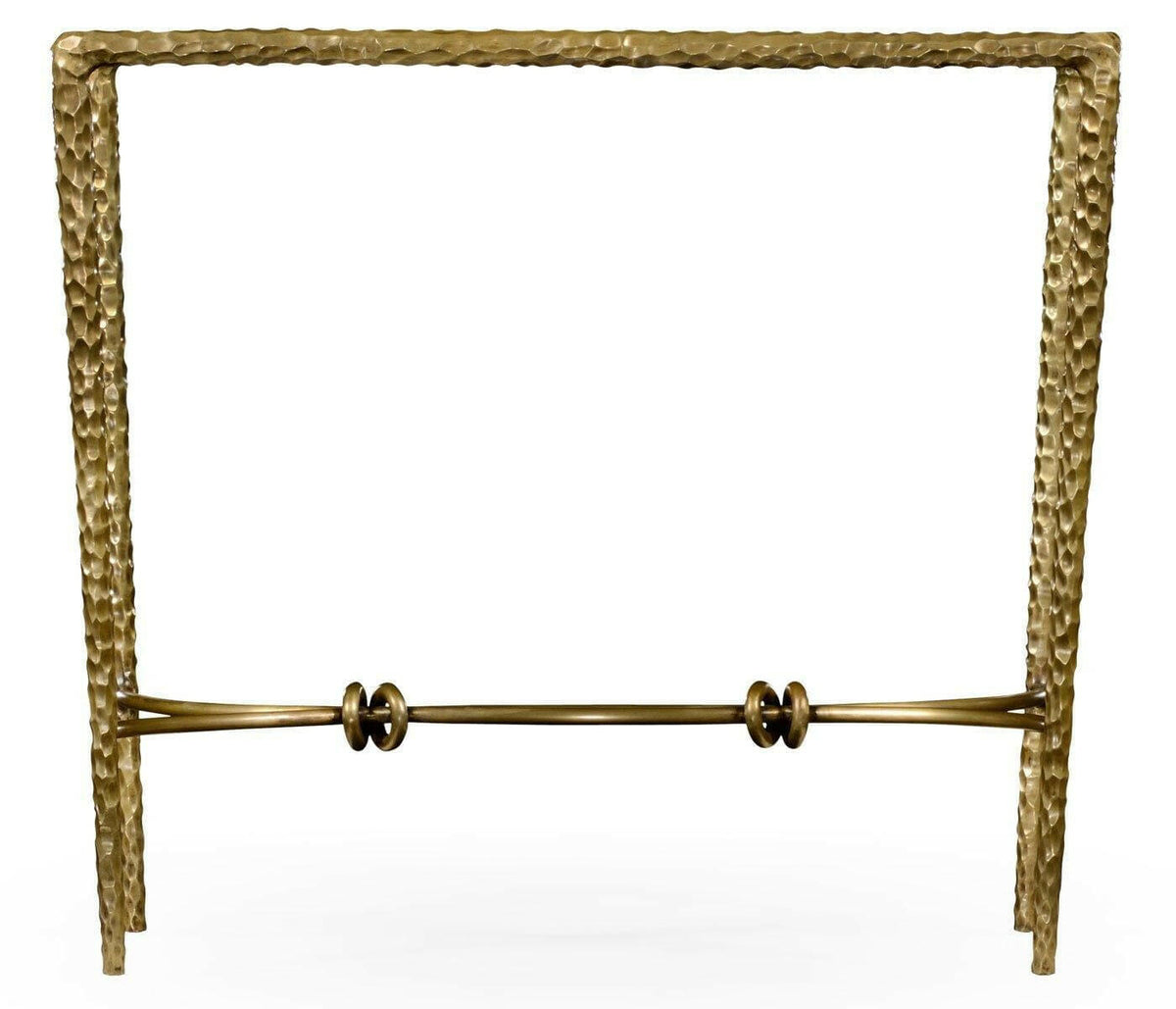 Jonathan Charles Side Table Hammered - Brass.
