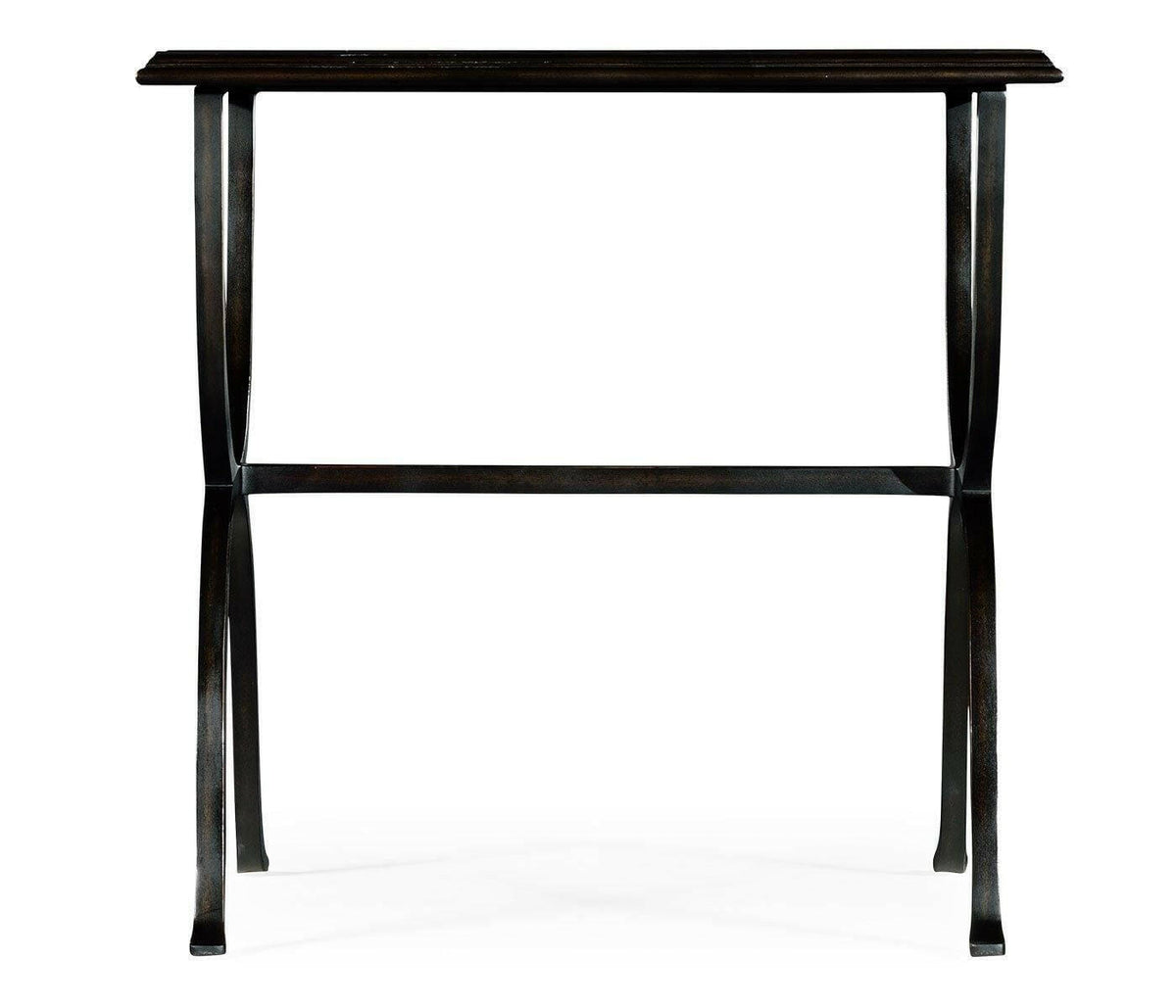 Jonathan Charles Side Table Horseshoe - Bronze.