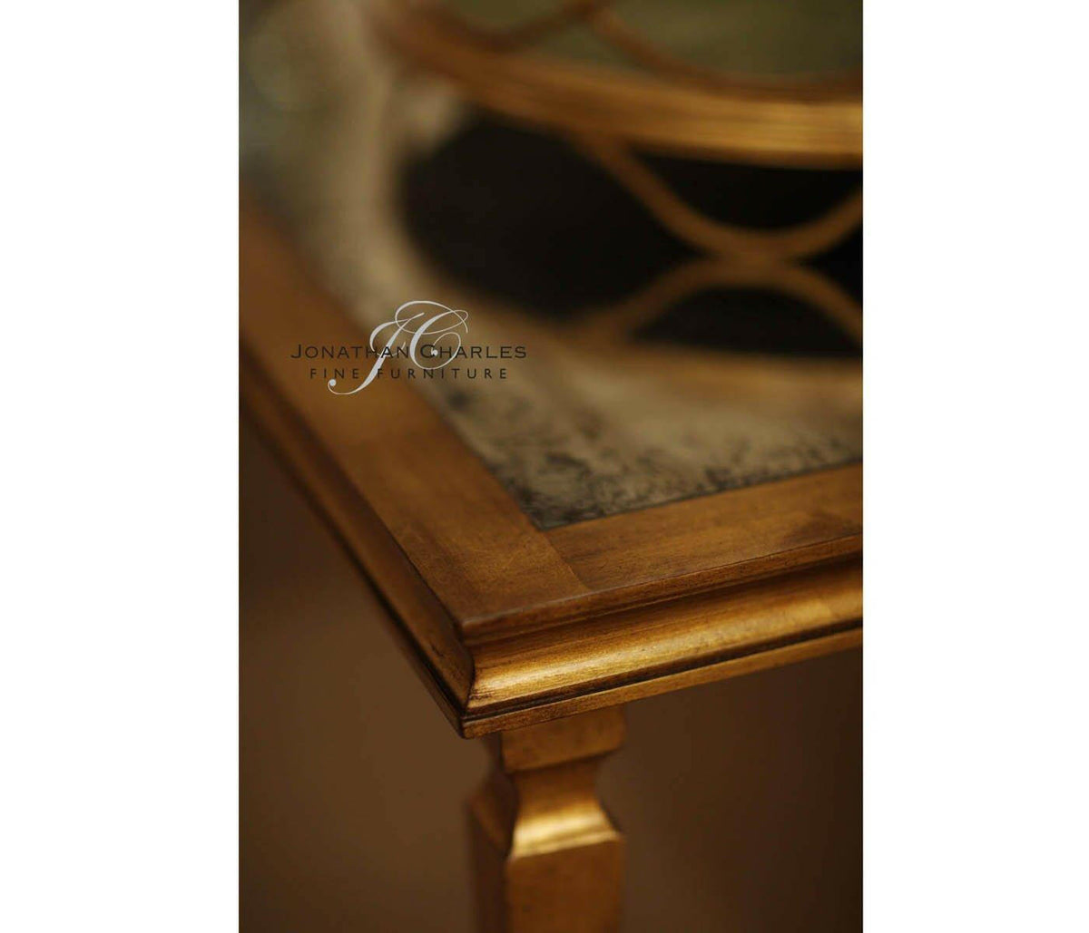 Jonathan Charles Side Table Italian - Gilded.