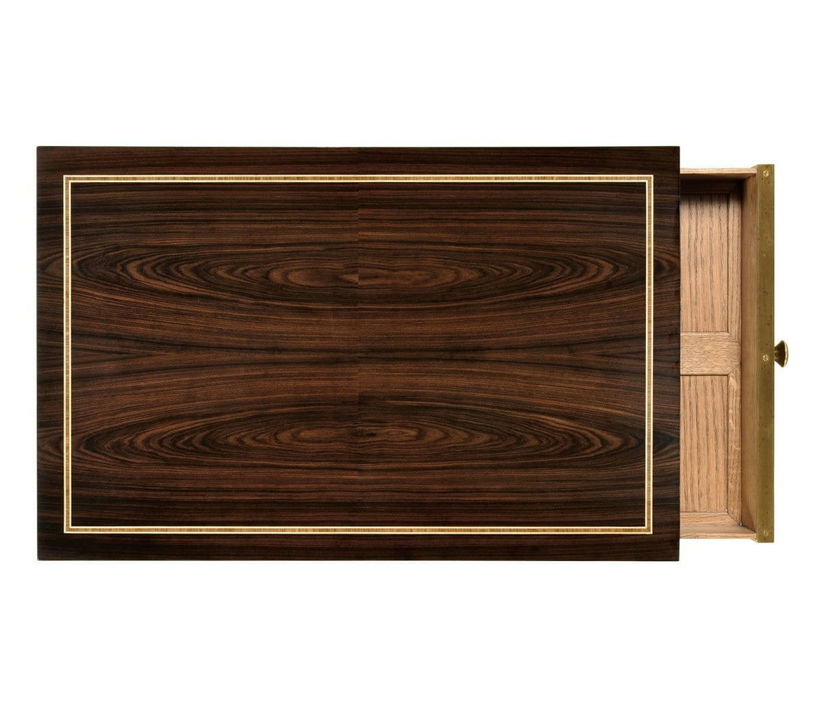 Jonathan Charles Side Table with Drawer Dark Santos.