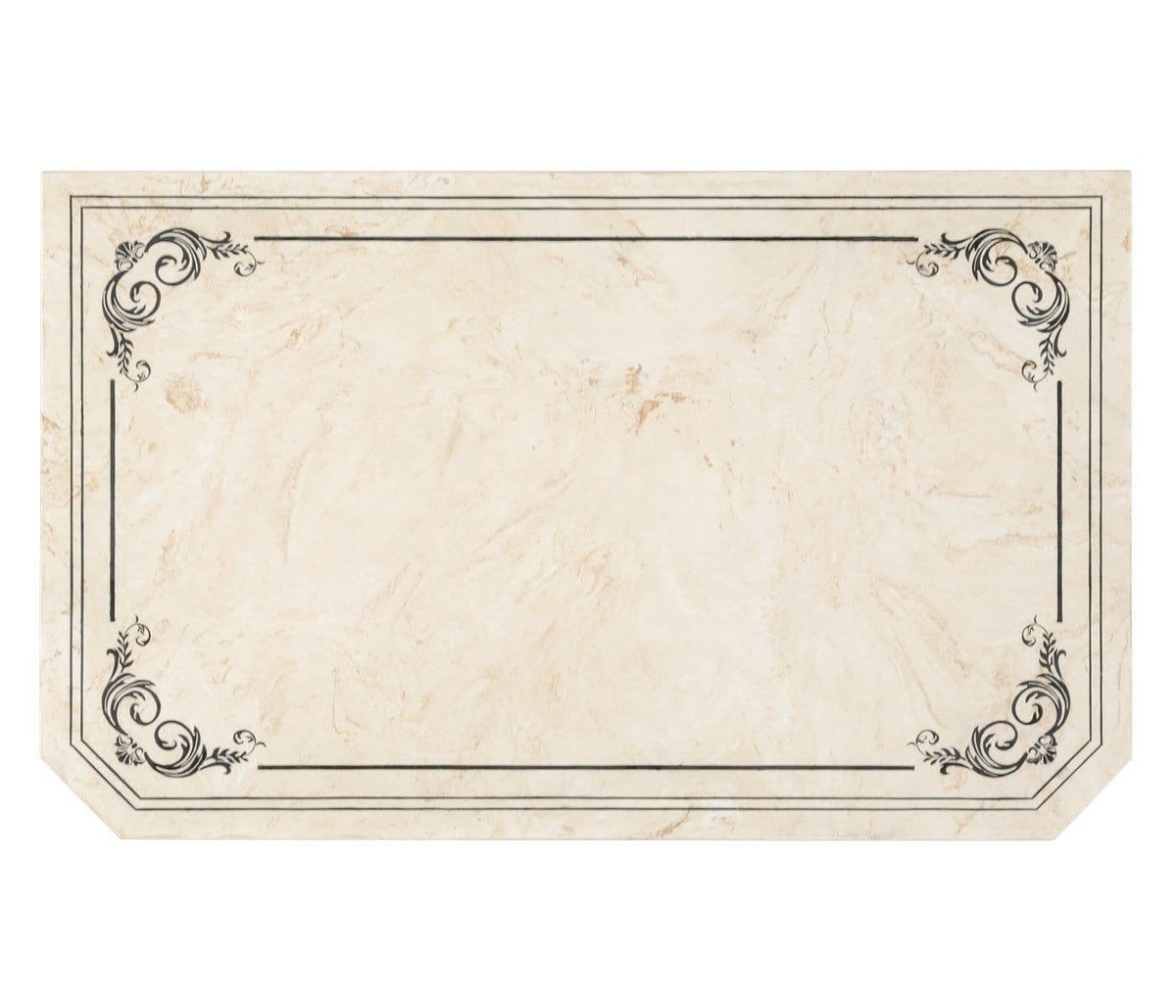 Jonathan Charles Small Cabinet Palazzo in White Scagliola.