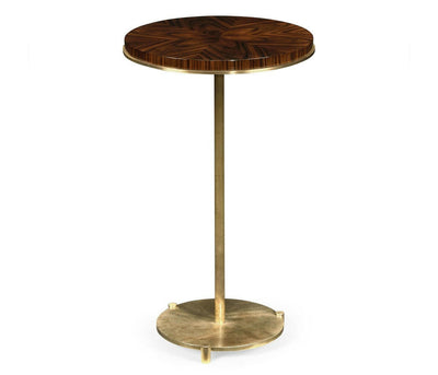 Jonathan Charles Living Jonathan Charles Small Round Drinks Table Dark Santos House of Isabella UK