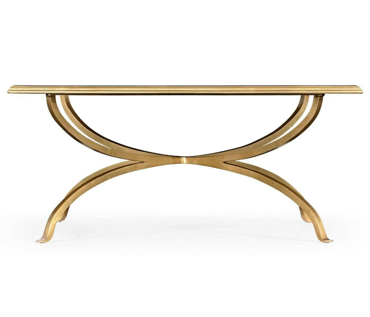 Jonathan Charles Square Coffee Table Contemporary - Gilded.
