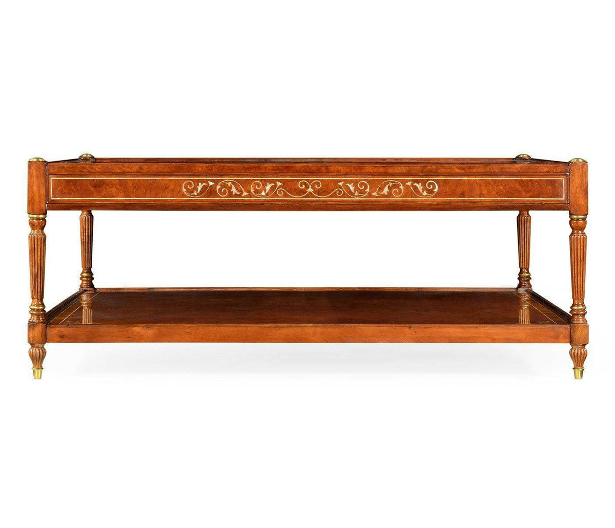 Jonathan Charles Square Coffee Table Mother of Pearl.