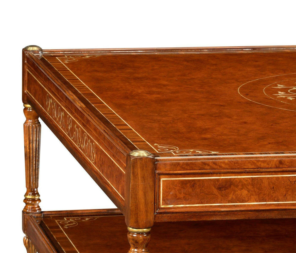 Jonathan Charles Square Coffee Table Mother of Pearl.