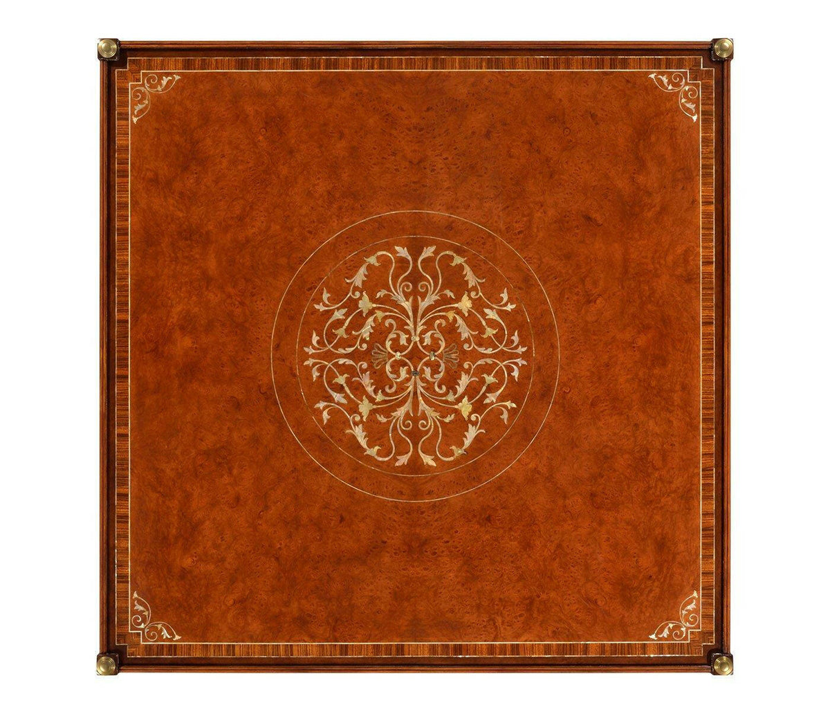 Jonathan Charles Square Coffee Table Mother of Pearl.