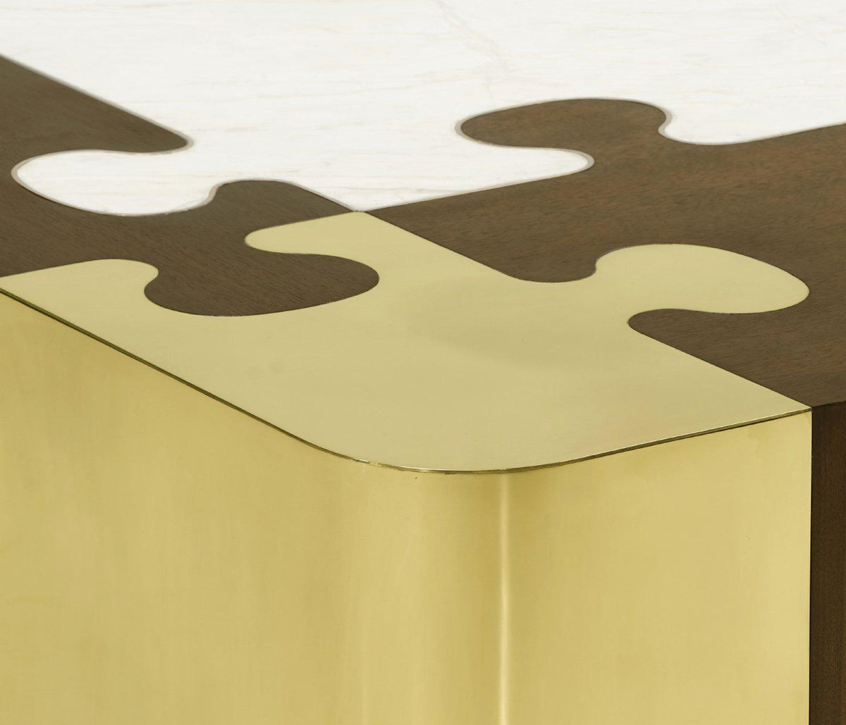 Jonathan Charles Square Coffee Table Puzzle.