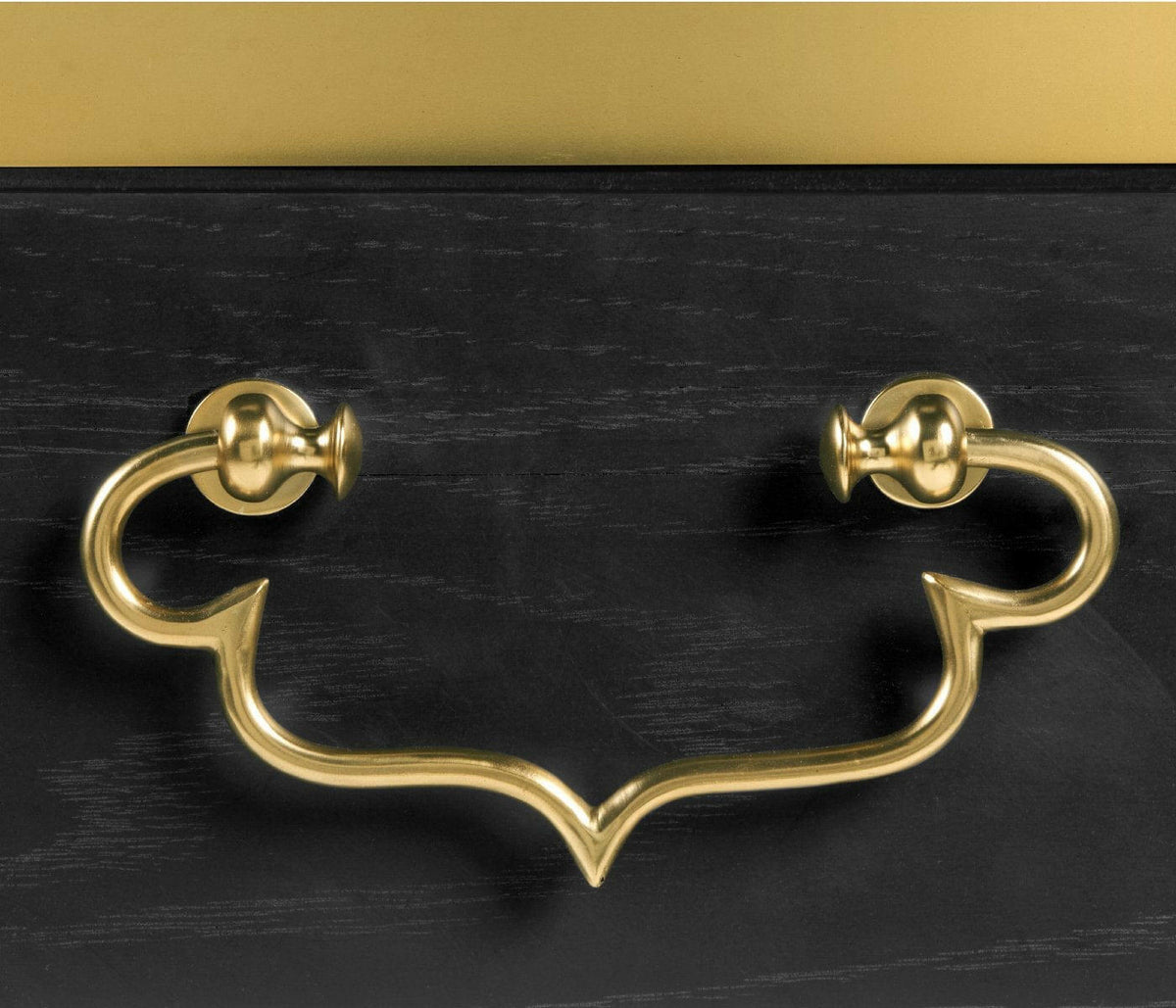 Jonathan Charles Square End Table in Ebonised Oak.