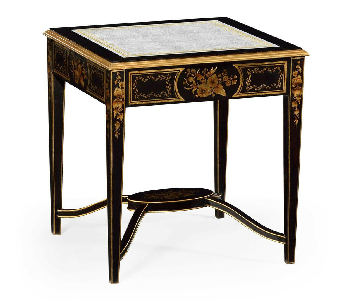 Jonathan Charles Square Side Table Chinoiserie Palace.
