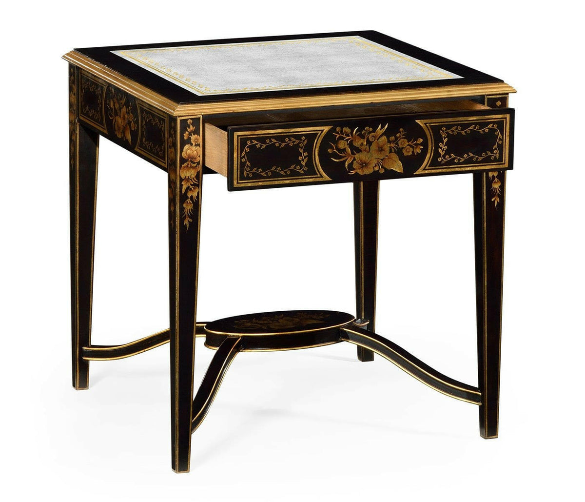 Jonathan Charles Square Side Table Chinoiserie Palace.