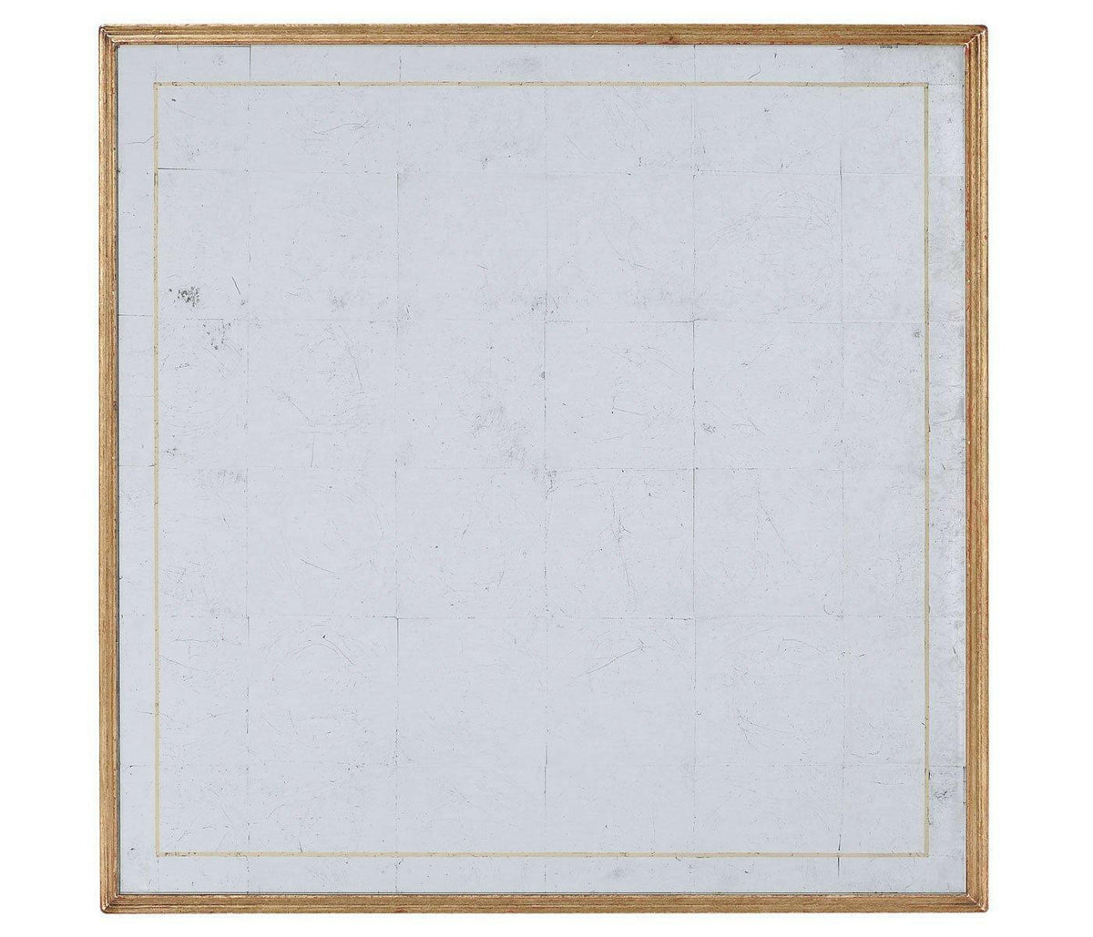 Jonathan Charles Square Side Table Horseshoe - Gilded.