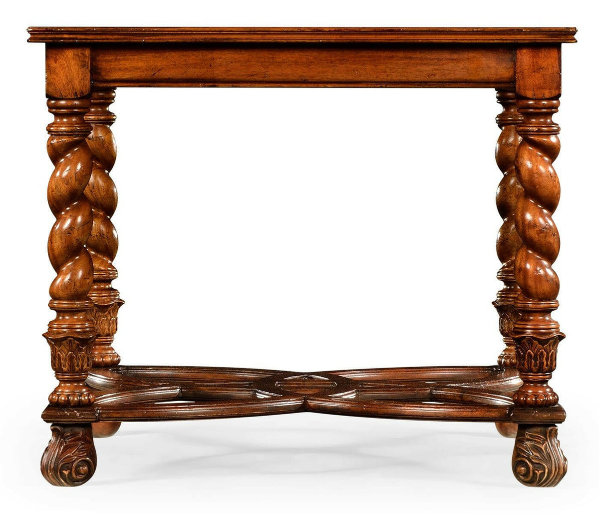 Jonathan Charles Square Side Table Oyster with Eglomise Top - Small.